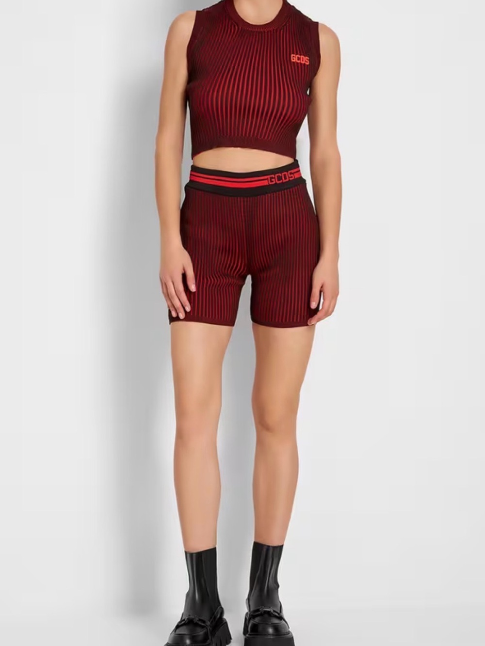 (New) GCDS Ribbed Crop Tank - Picture 8 of 11